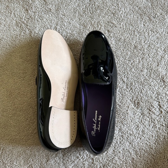 Ralph Lauren Purple Label - Patent Black Leather - Picture 5 of 10